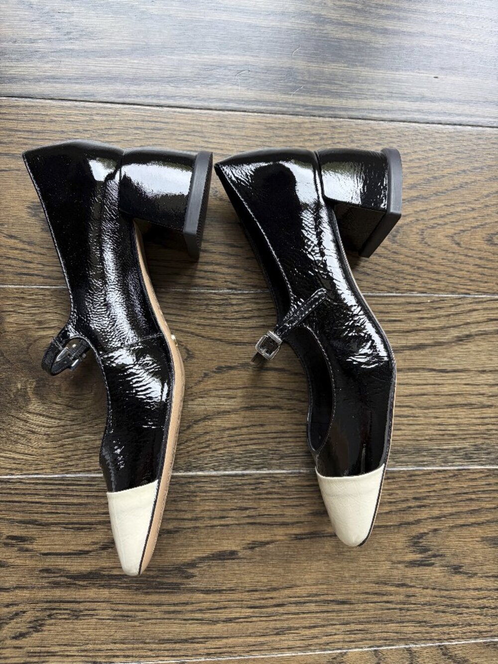 New Vicenza Mary Jane colorblock heels size 7 - Picture 4 of 7